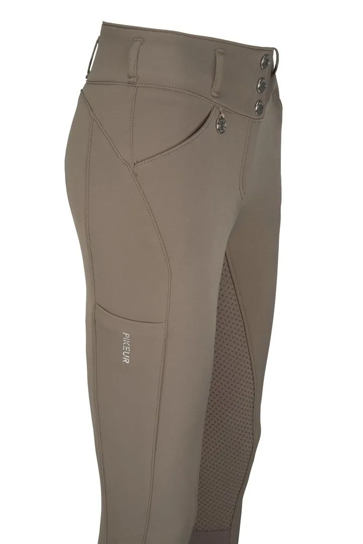 Бриджи женские с полной силиконовой леей PIKEUR, Бежевые