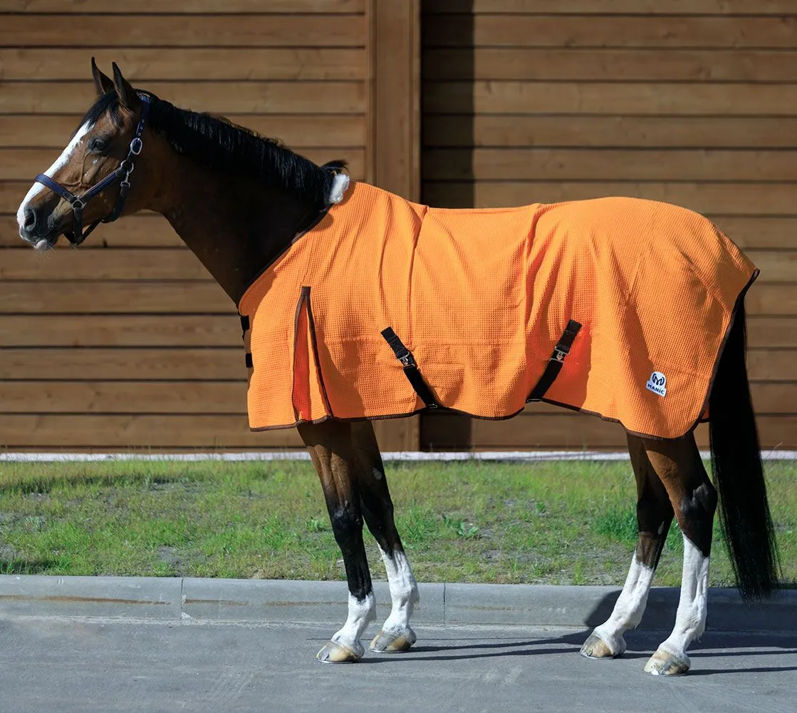 Попона вафельная MANIC, Оранжевая, размер 105