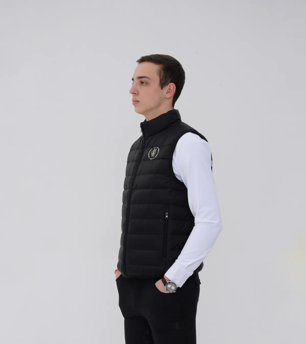 Жилетка для конного спорта ALIBI, мужская, утеплённая