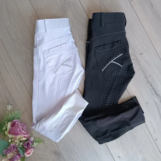 Бриджи белые для верховой езды