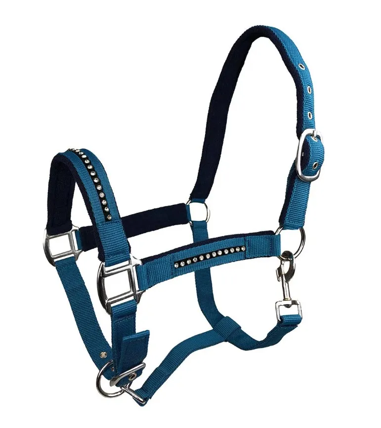 Недоуздок York Quartz  бирюзово-черный Full