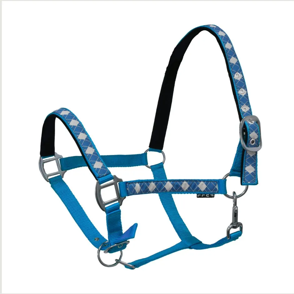 Недоуздок York Kimi сине-бежевый Full