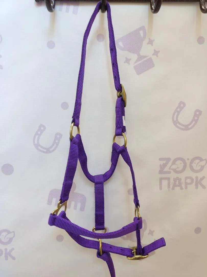 Недоуздок нейлоновый для жеребят, Фиолетовый