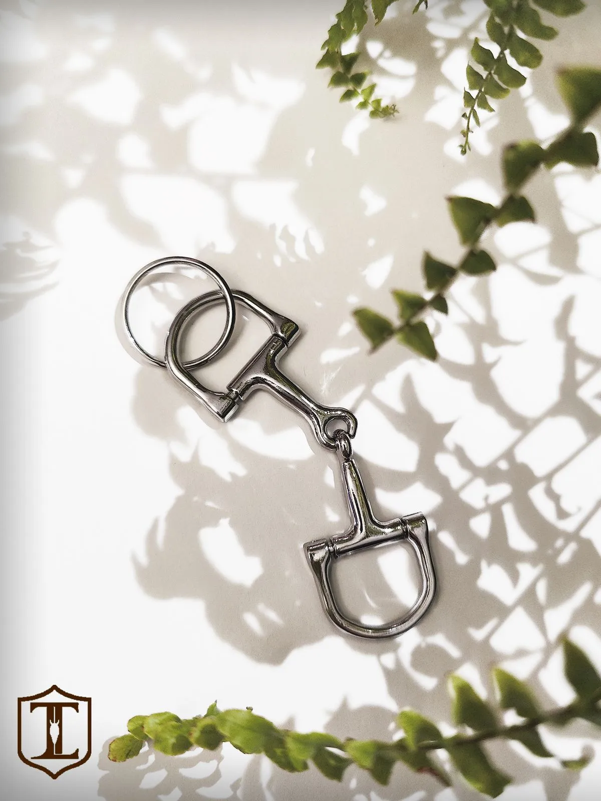 Набор конных брелоков: подкова, трензель и стремя