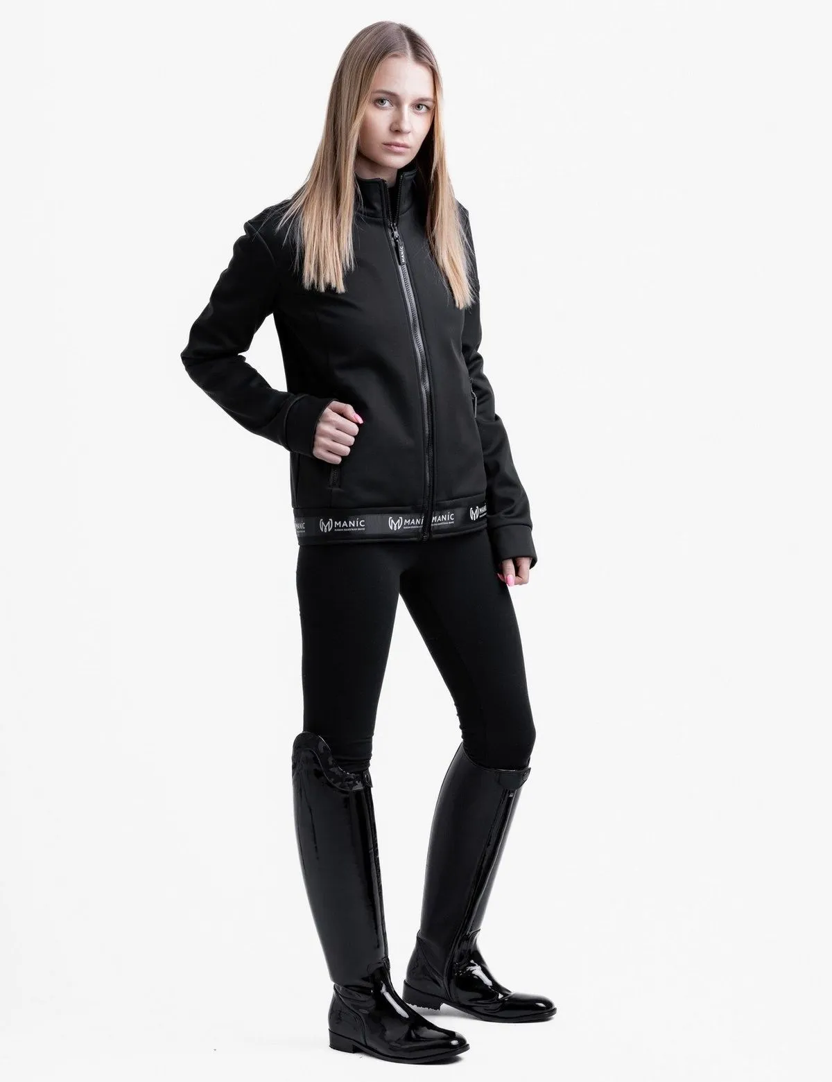 Ветровка женская SPORT EDITION, Чёрная, размер 48