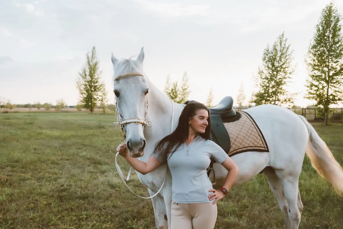 Поло из ложной сетки 