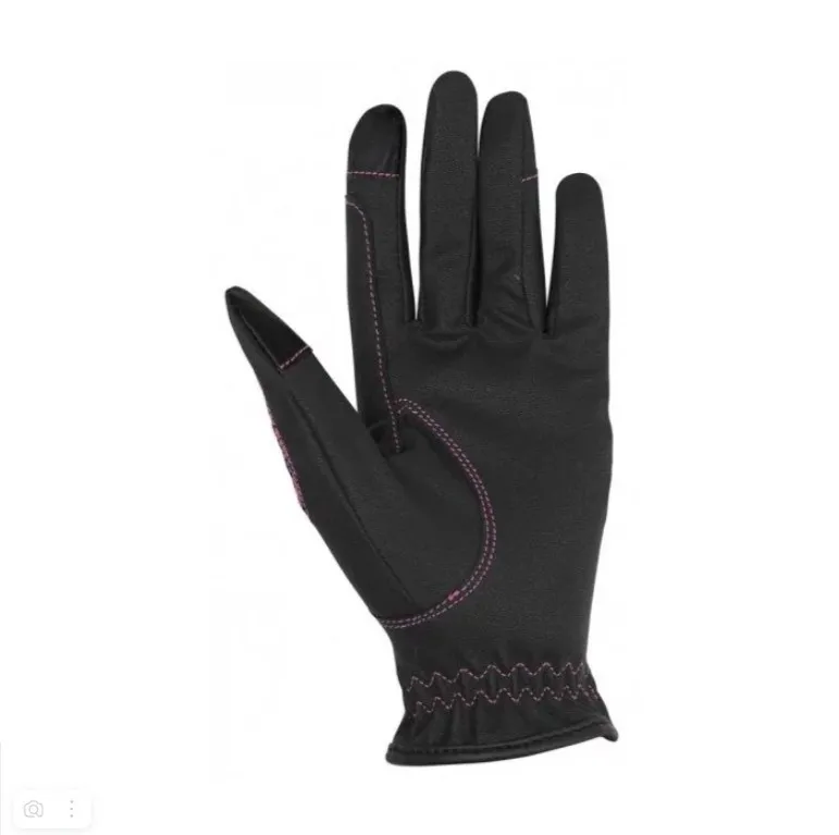 Перчатки HE Ascott S черно-розовые