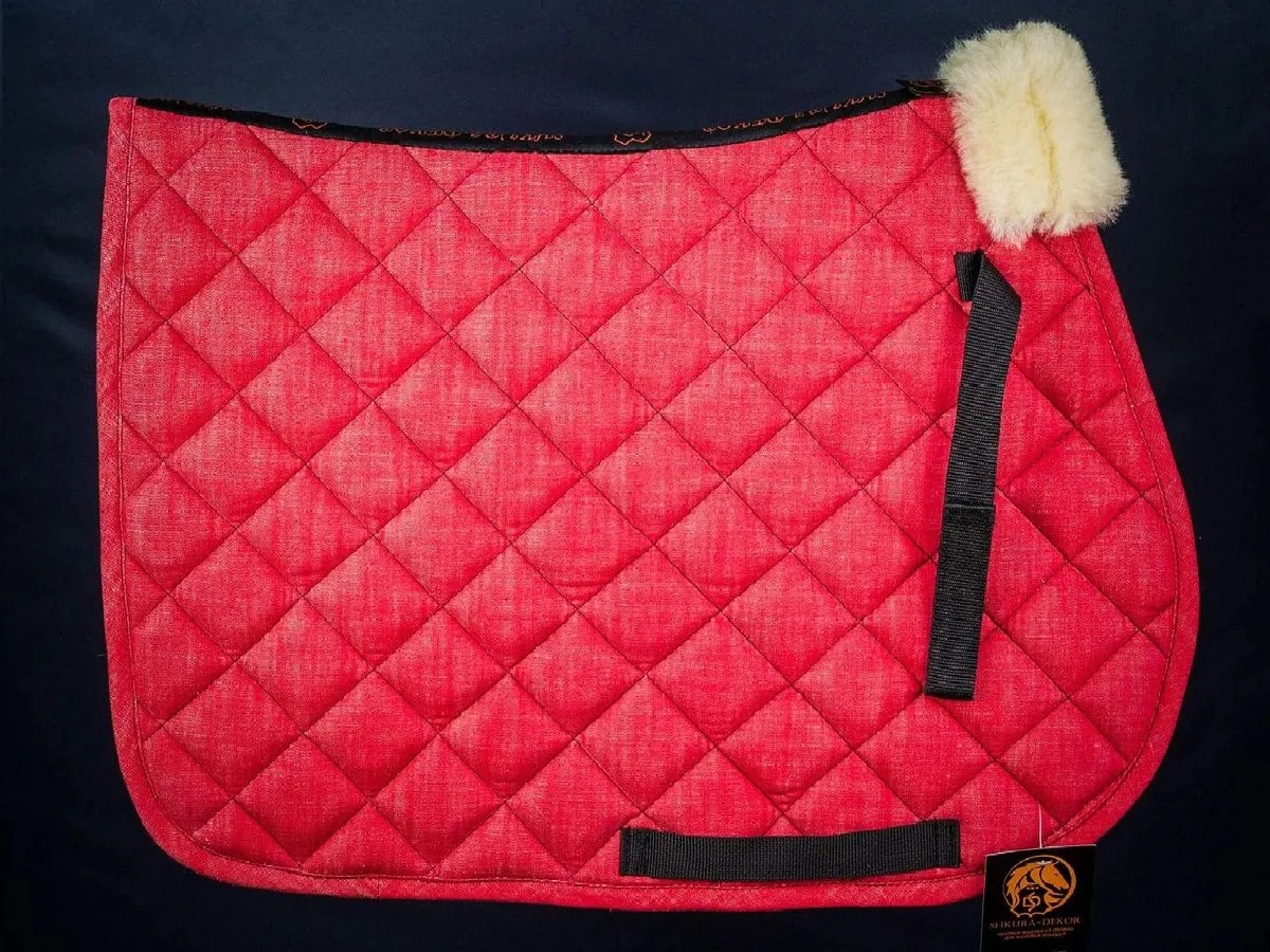 Вальтрап с меховой опушкой ( коралловый )