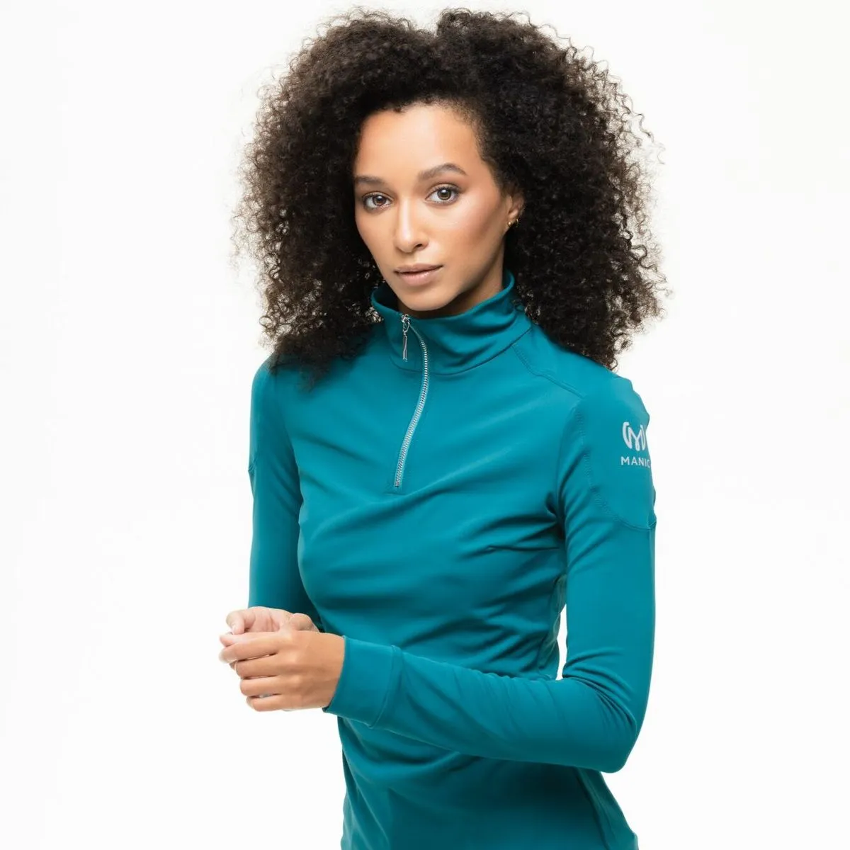 Водолазка спортивная MANIC, Тёмно-зелёная, размер 44