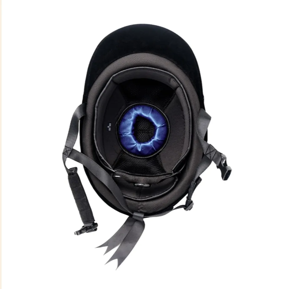 Шлем York бархатный черный S 53-55