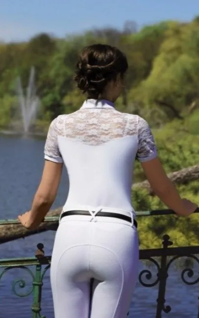 Рубашка-поло женская HE Juliet белая 38