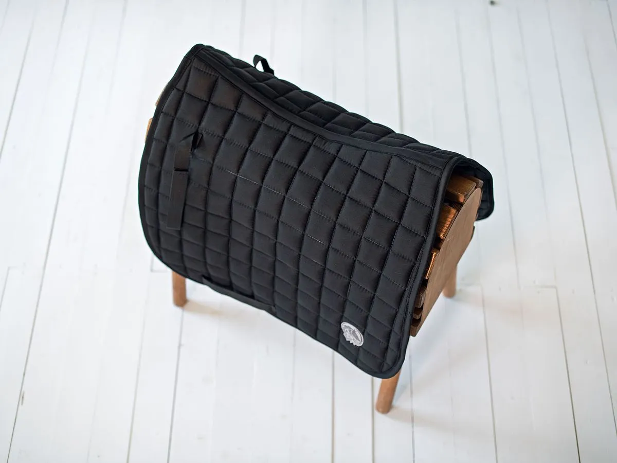 Вальтрап выездковый, чёрный (клетка)