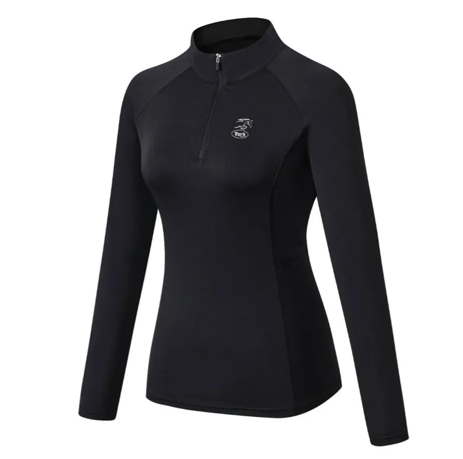 Лонгслив York Agnes женский черный L