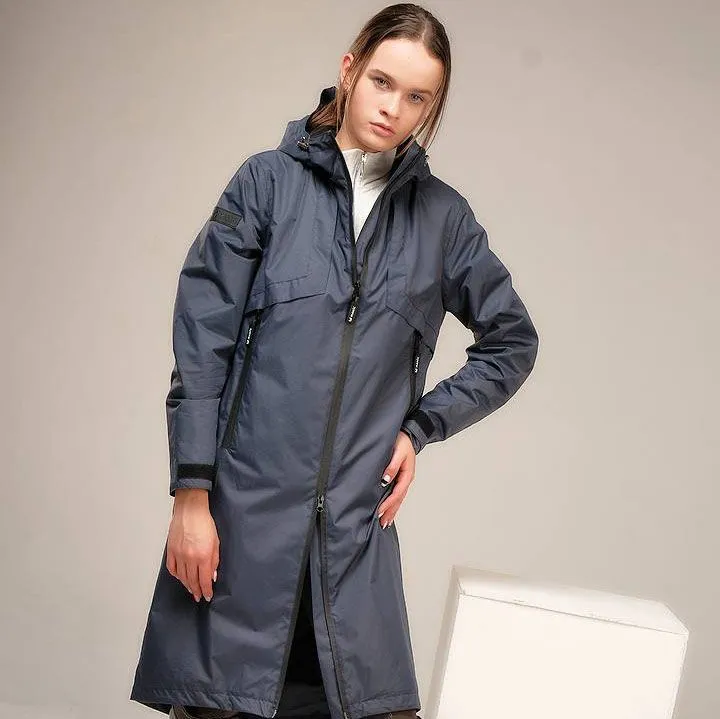 Плащ женский MANIC, Тёмно-синий, размер 40