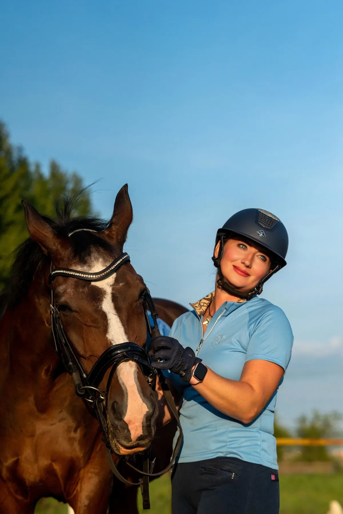 Поло из ложной сетки 