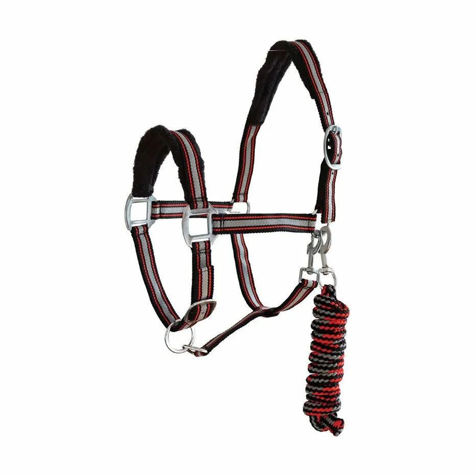 НедоуздокYork Calipso с чембуром черно-красный Pony