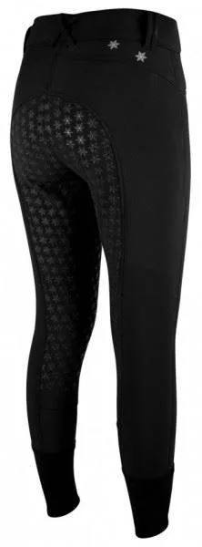 Бриджи HE Snowflake утепленные, с полной силиконовой леей 42 черные