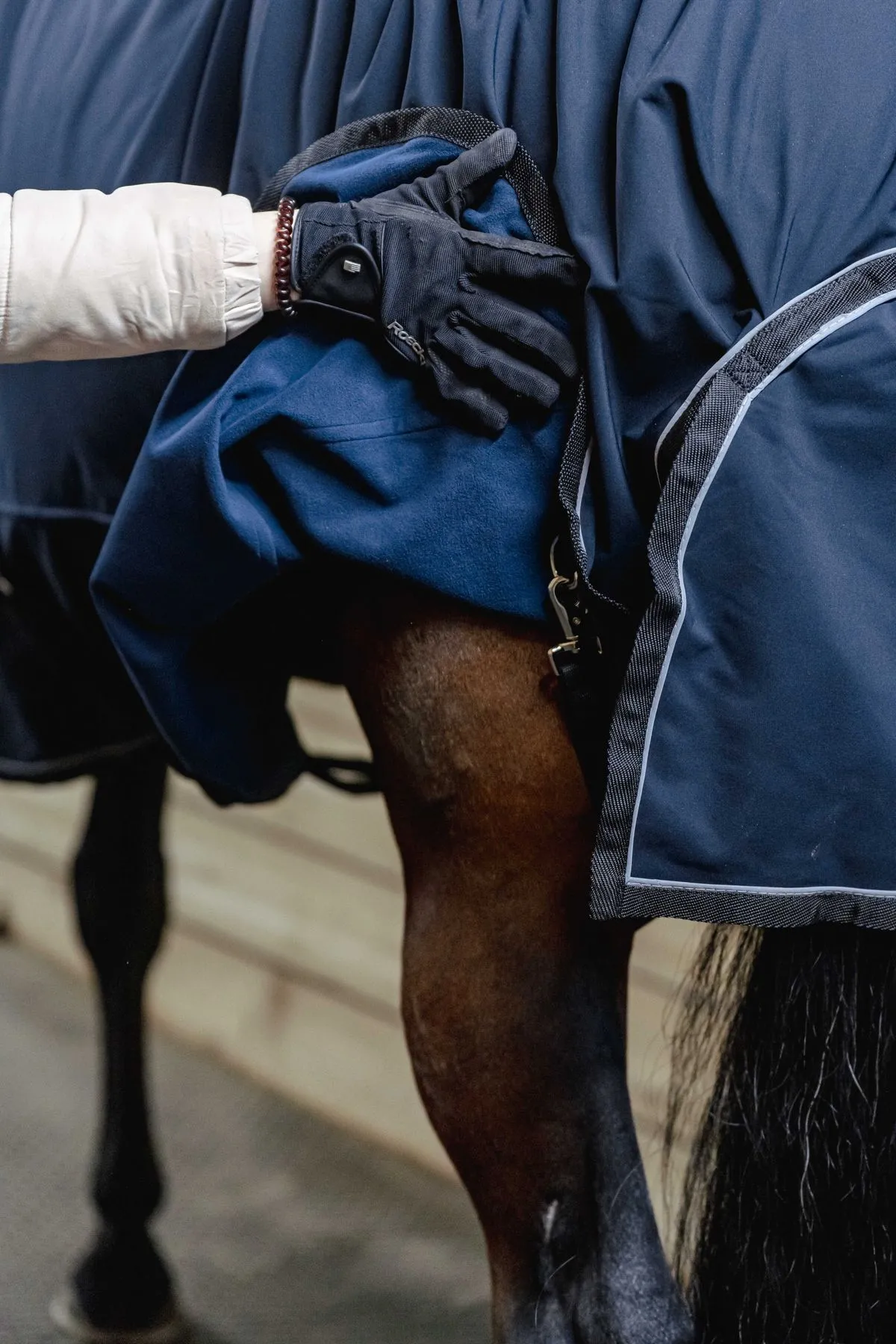 Попона дождевая FAVORITE HORSE R-Protection (синяя, 155)