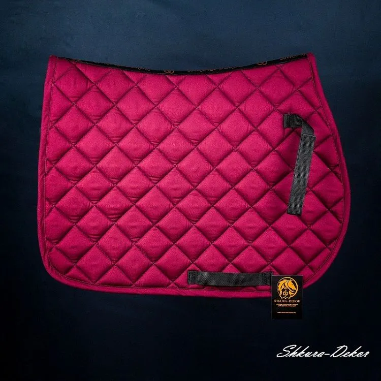 Вальтрап конкурный с бордовой окантовкой (бордовый)