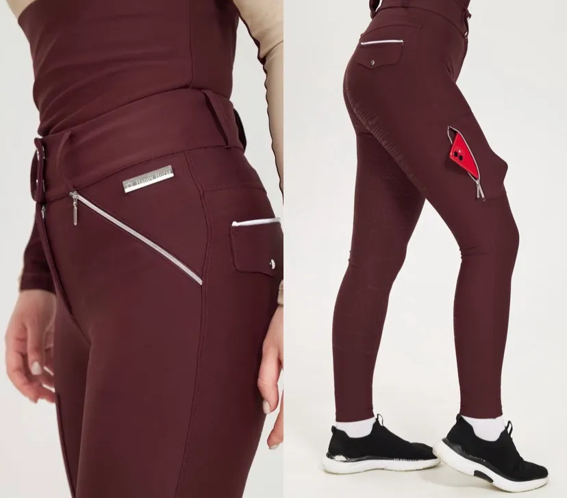 Бриджи с полной силиконовой леей 