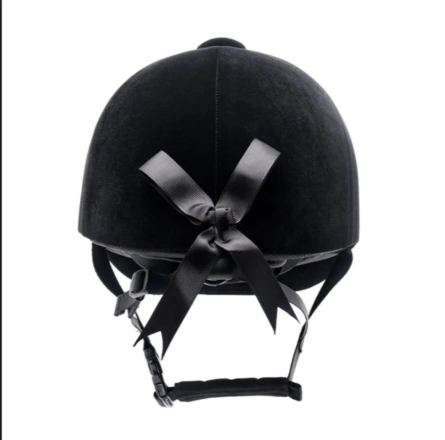 Шлем York бархатный черный L 60-61