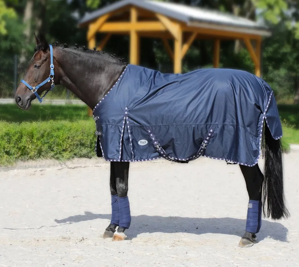 Попона York Rain Star зимняя/дождевая/100 гр темно-синий 145 см