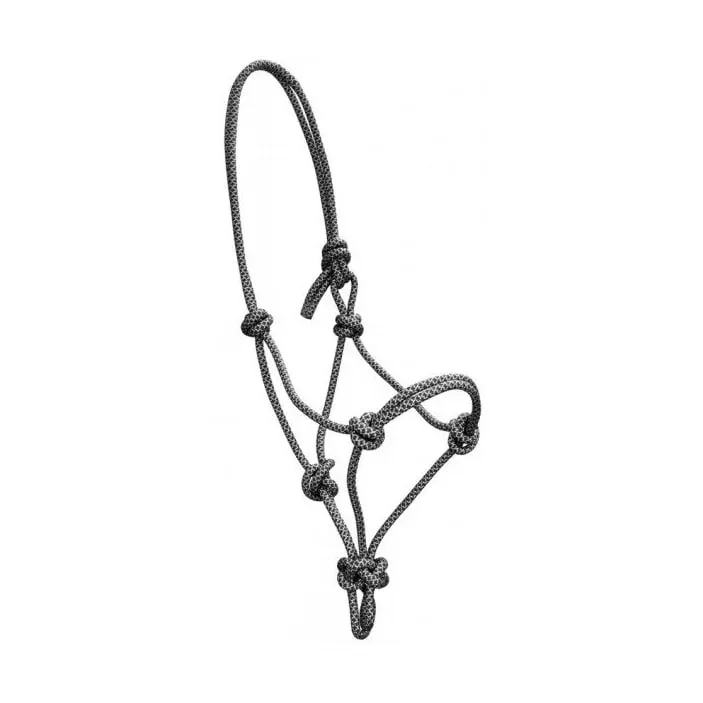 Недоуздок York Siena веревочный черный Cob