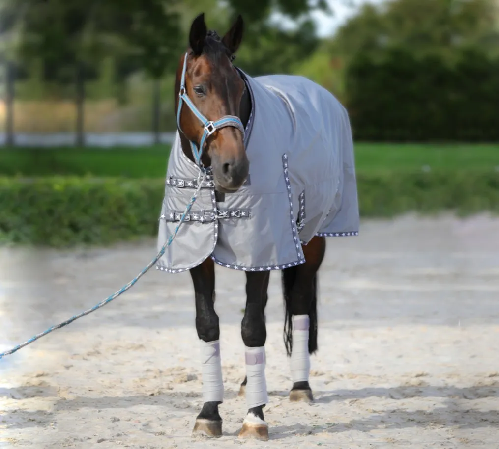 Попона York Rain Star зимняя/дождевая/50 гр серый 125 см