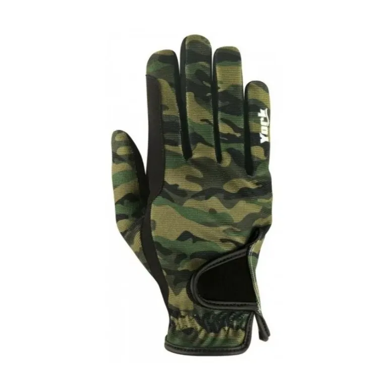 Перчатки York Military M зелено-черные