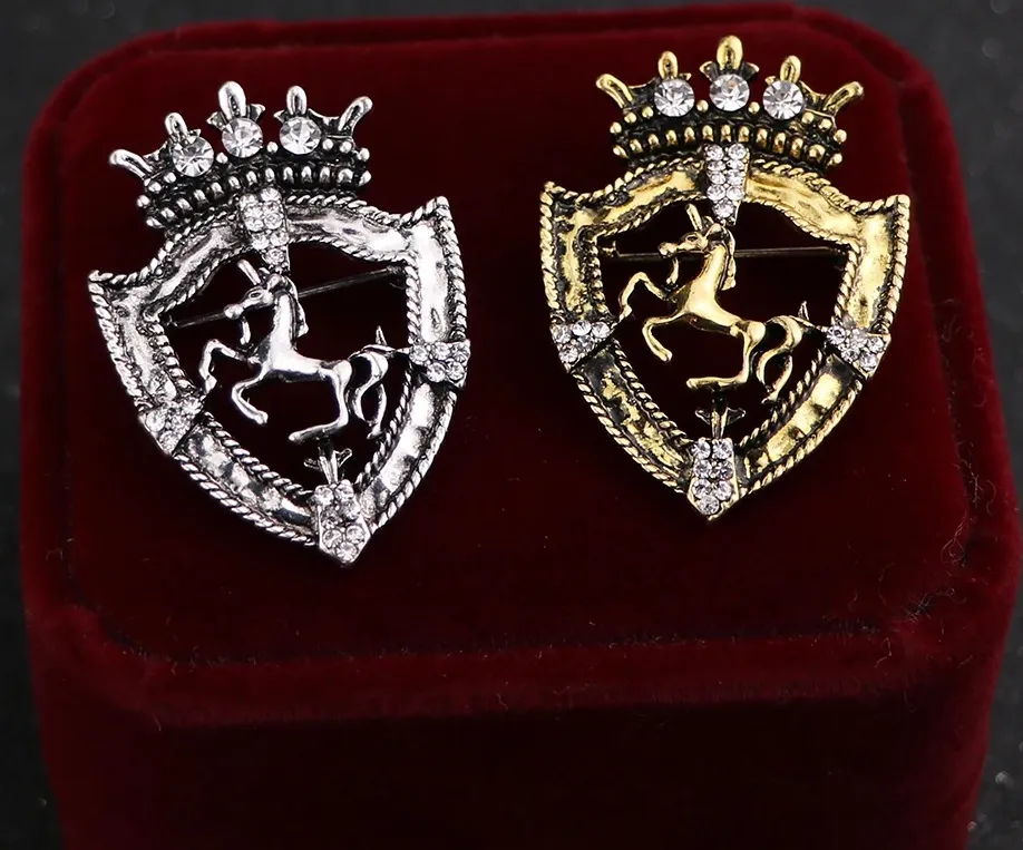 Брошь "Герб" (Серебро)