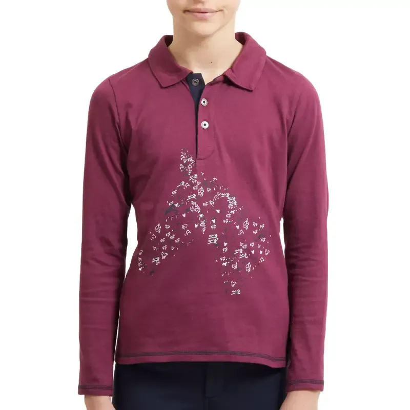 Поло с длинным рукавом