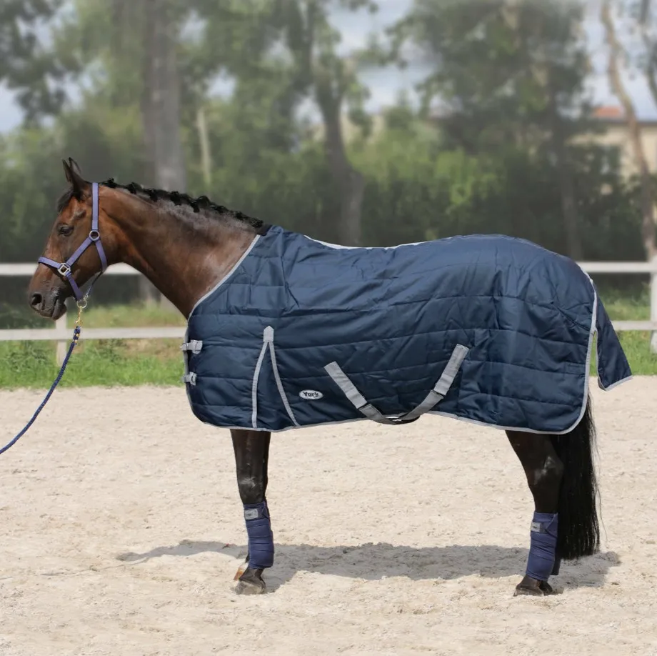 Попона York Scandic зимняя/денниковая/200 гр темно-синяя 145 см