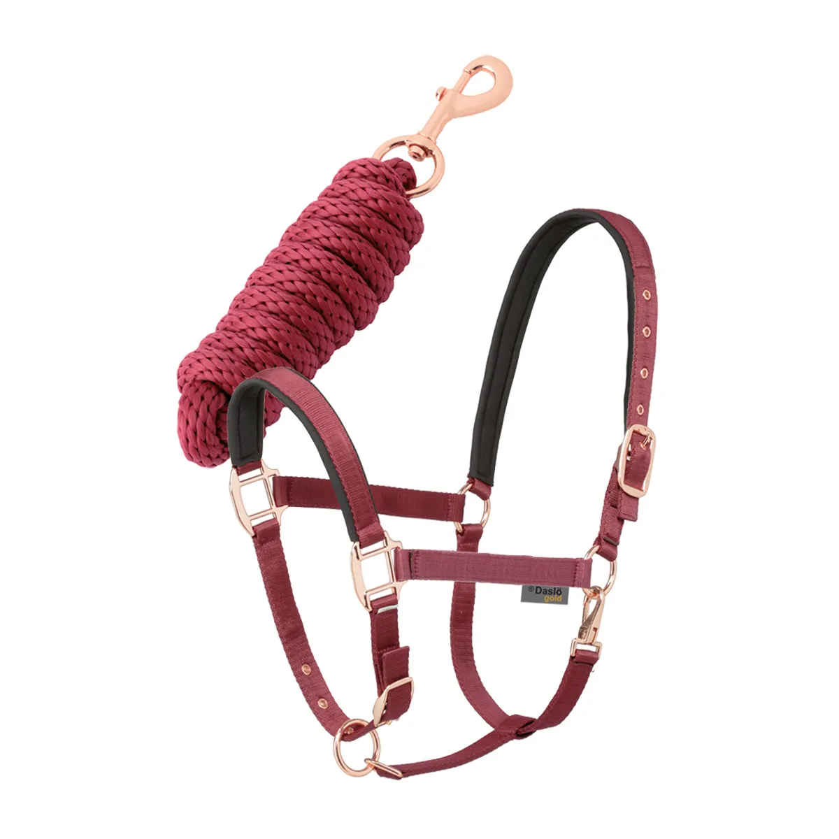 Недоуздок с чумбуром "DASLO GOLD"