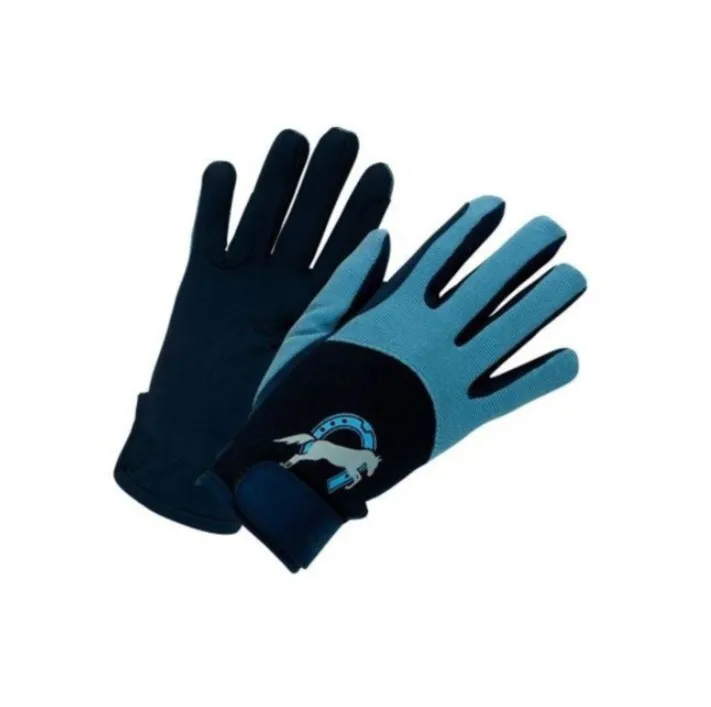 Перчатки детские York Flicka сине-голубые S