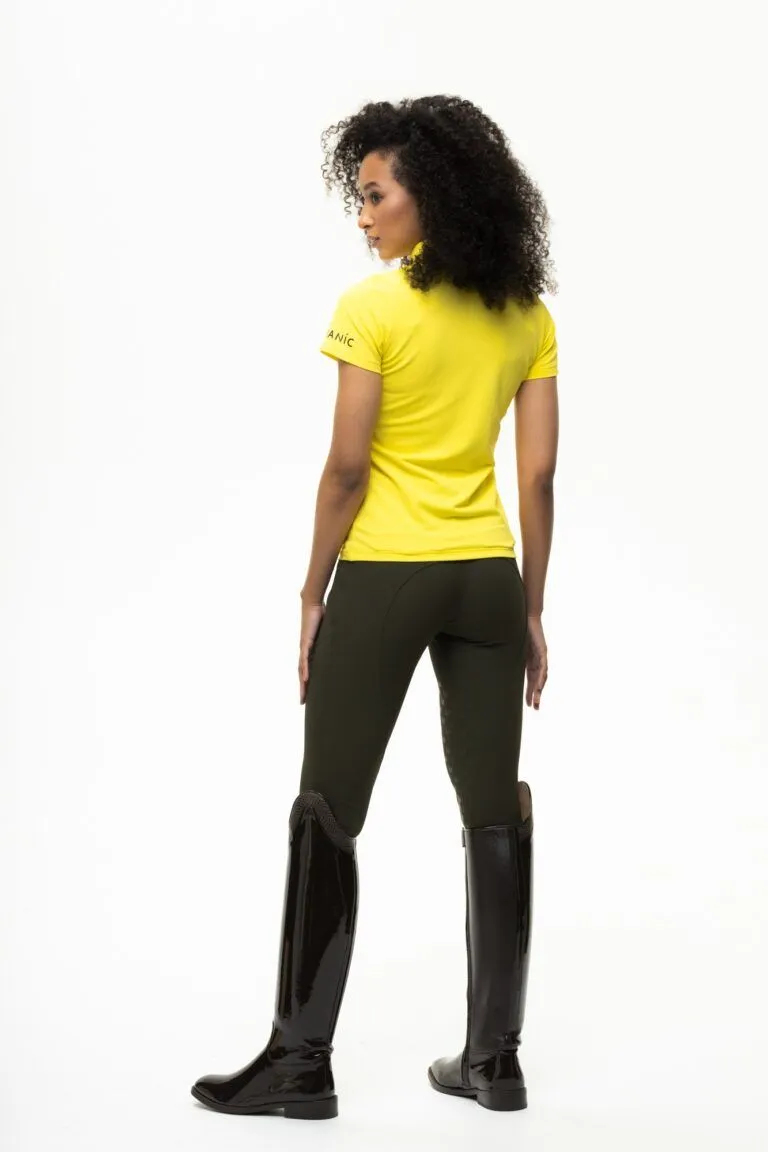 Поло Warm Autumn, Лимонный цвет, размер 40