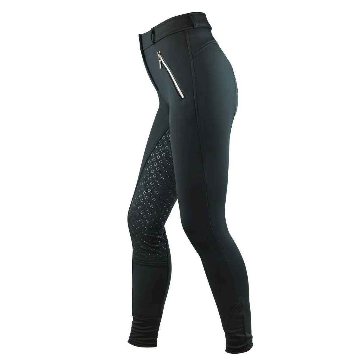 Бриджи York Frosty утепленные, с полной силиконовой леей 40 черные