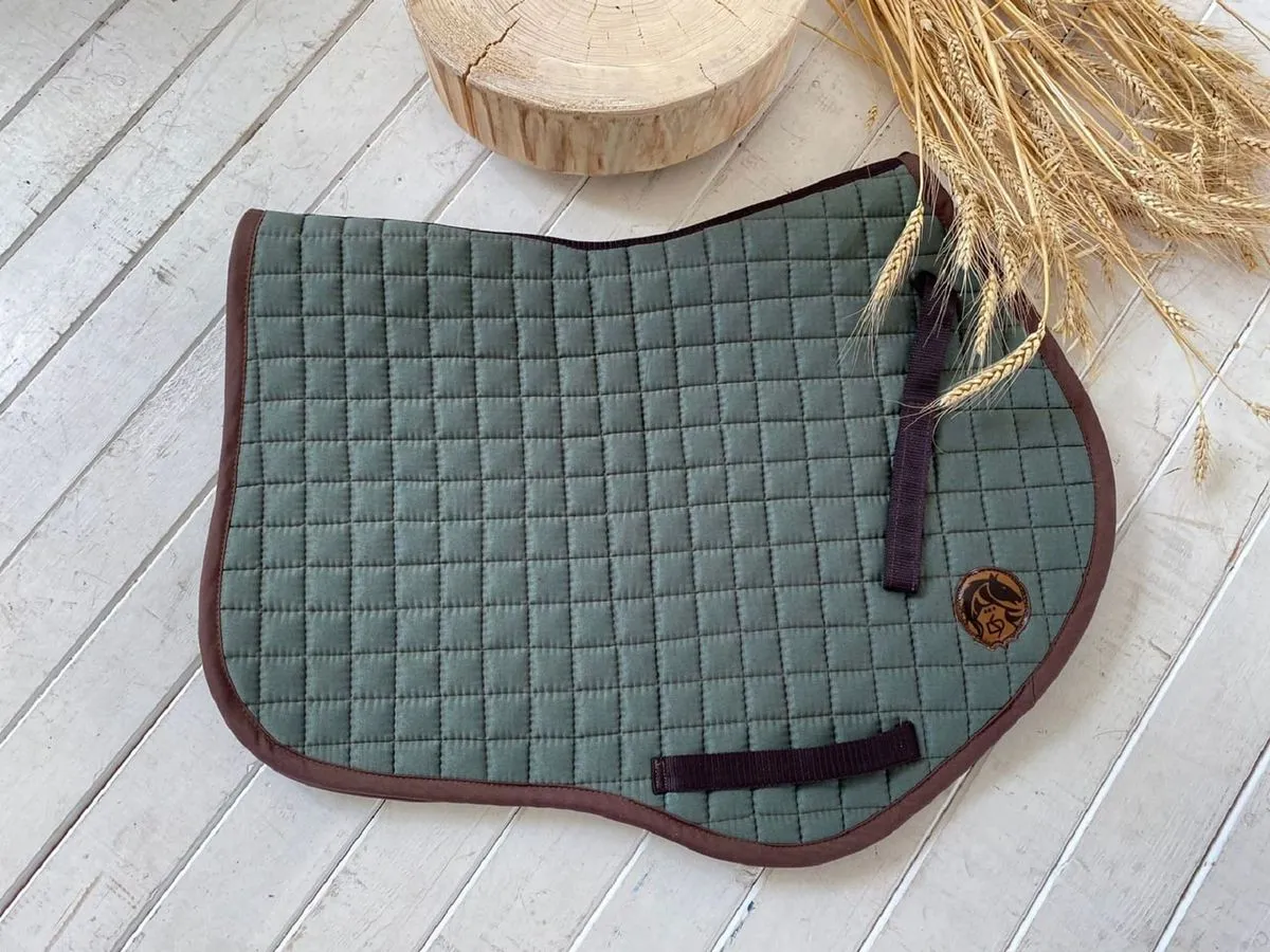 Вальтрап конкурный с коричневой окантовкой (хаки)