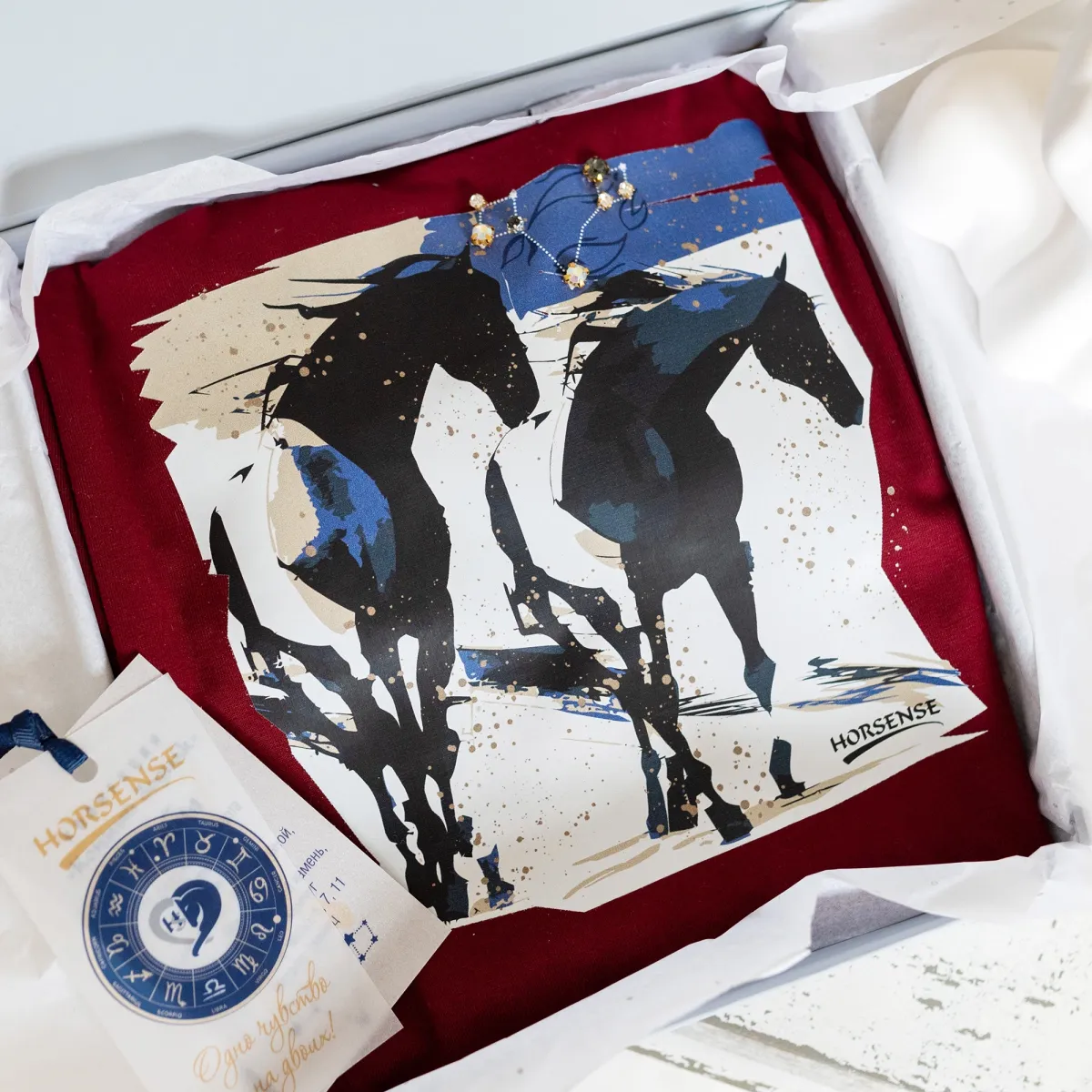 Футболка "Конный Зодиак" РЫБЫ 