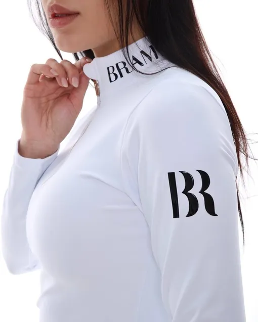 Лонгслив BRAMIN  для соревнований (L, Белый)