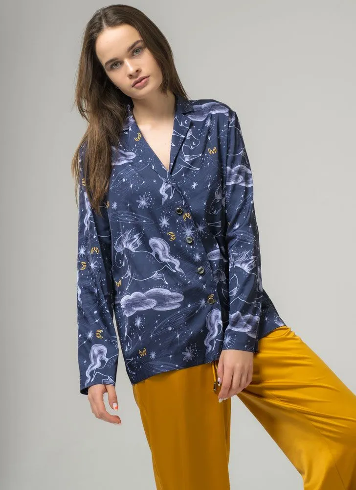 Пижама MAXI, принт пони, размер 44