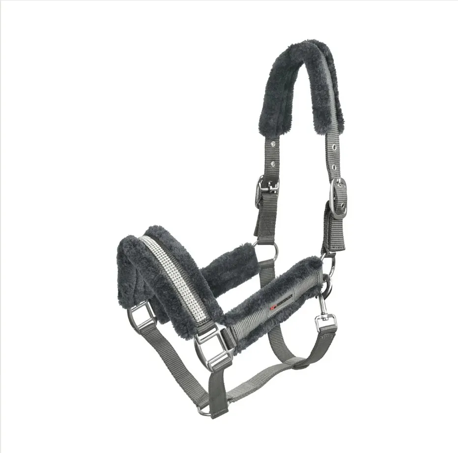 Недоуздок HE Diamond серый Full