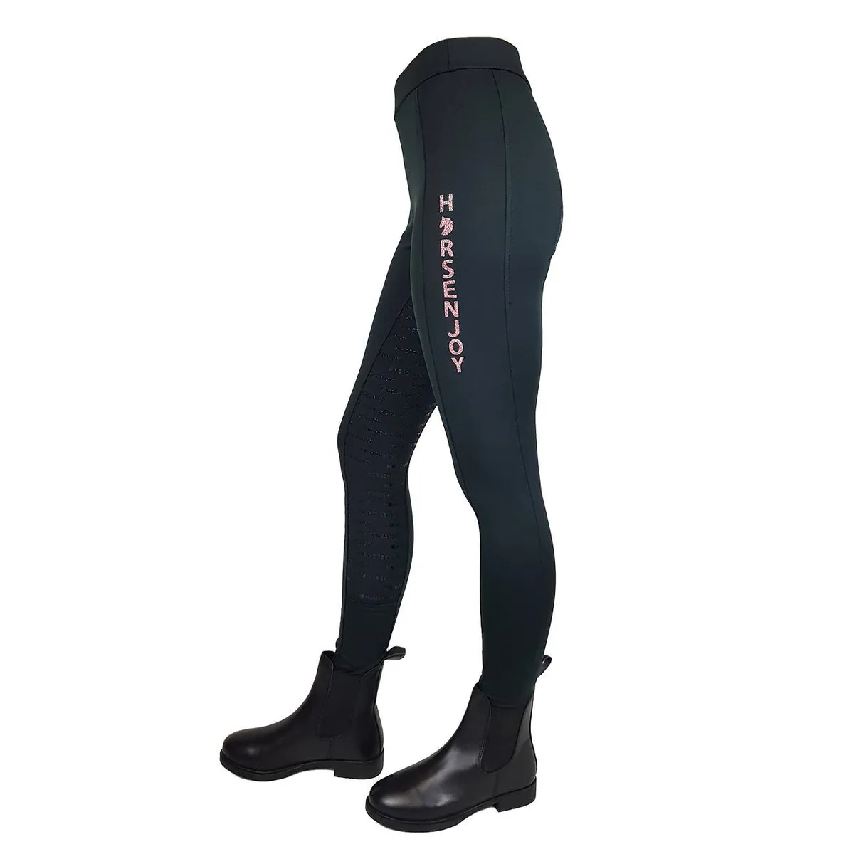 Бриджи HE Destiny с полной силиконовой леей черные 34