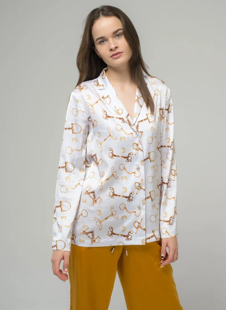 Пижама MAXI, принт светлый трензель, размер 54