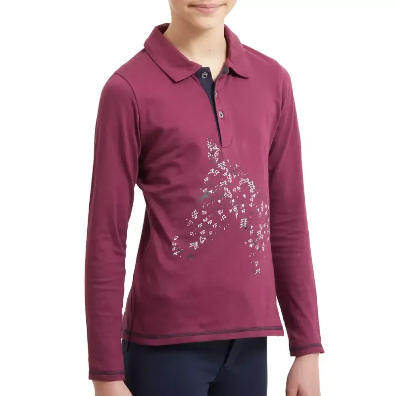 Поло с длинным рукавом