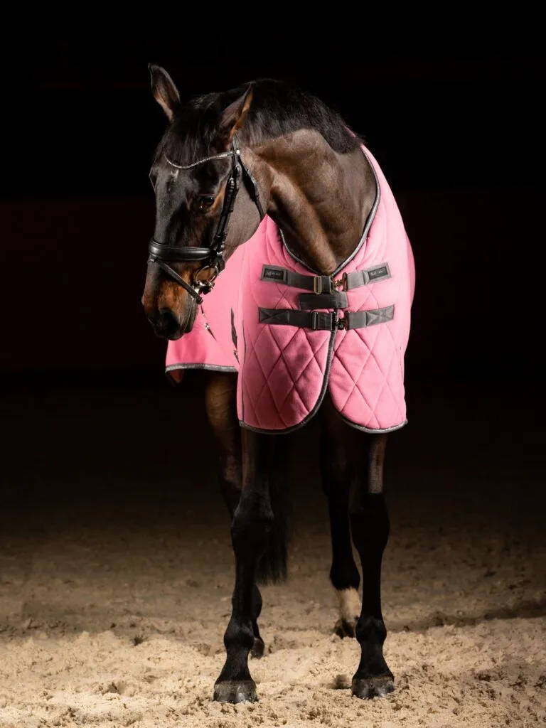 Попона флисовая Skin Logo, Розовая, размер 125