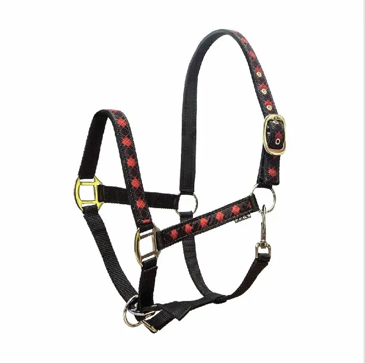 Недоуздок York Kimi  черно-красный Cob