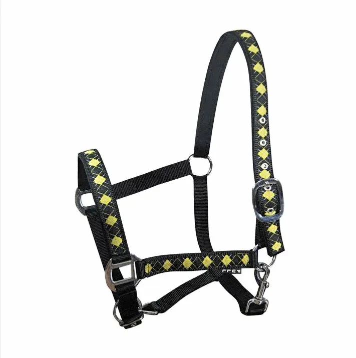 Недоуздок York Kimi черно-желтый Cob