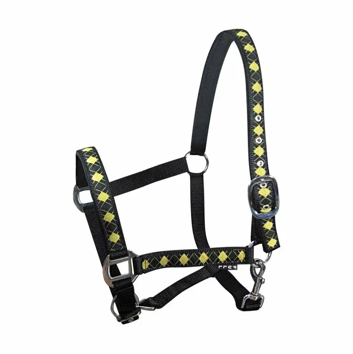 Недоуздок York Kimi черно-желтый X-Full