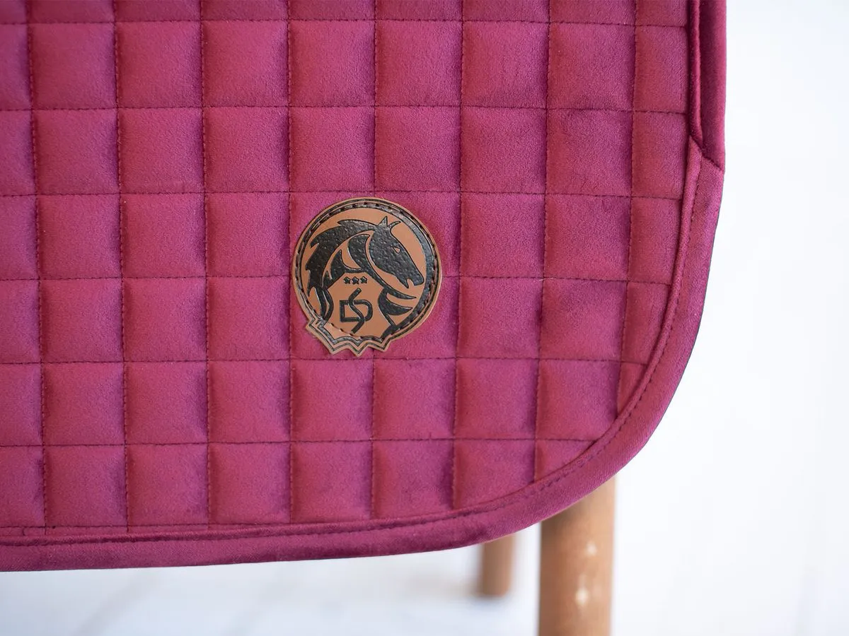 Вальтрап конкурный бордовый велюровый 