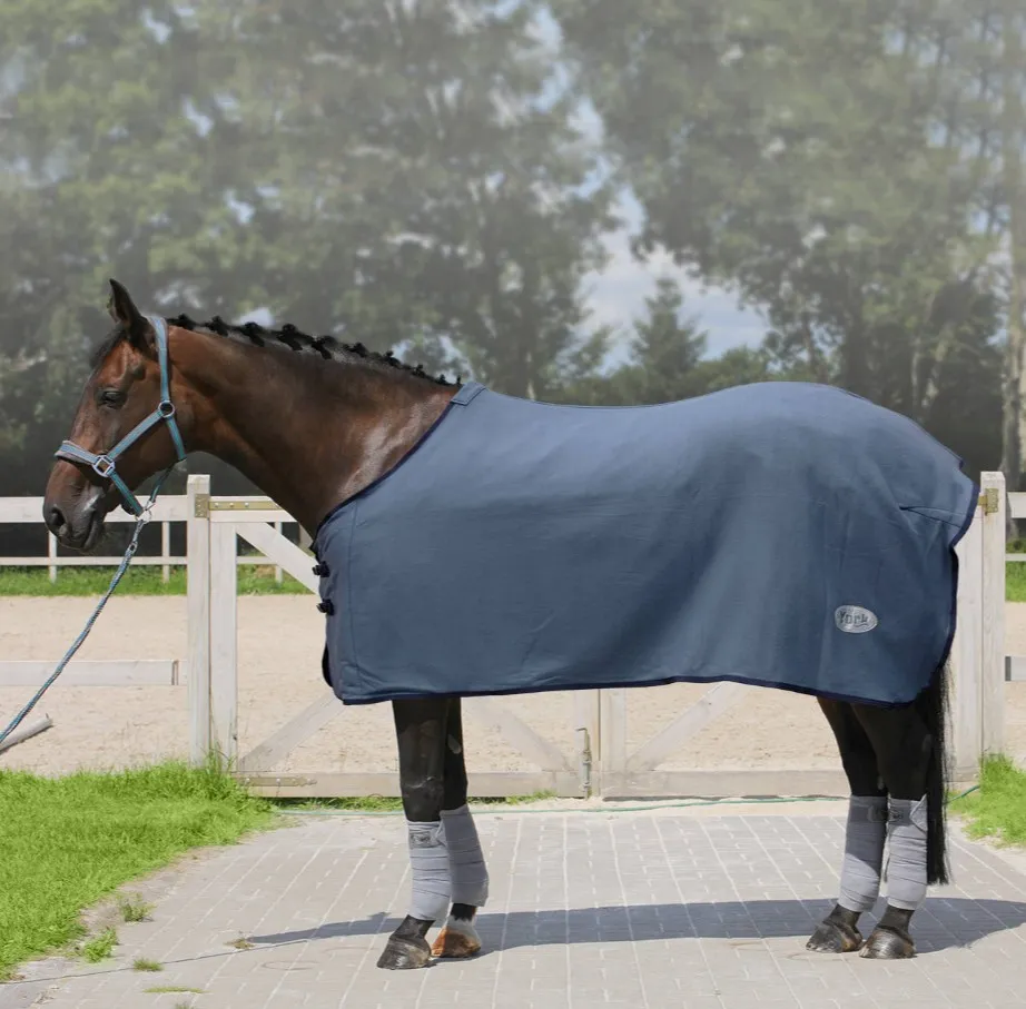 Попона York Ekona флисовая без ремней джинс 125 см